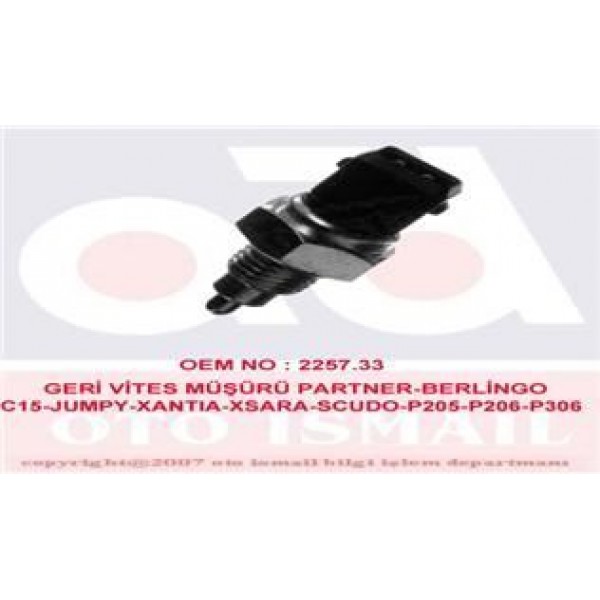 VERNET RS5500 GERI VITES MÜSÜRÜ PARTNER BERLINGO C15 JUMPY XANTIA XSARA SCUDO 205 206 306 309 405 406 605