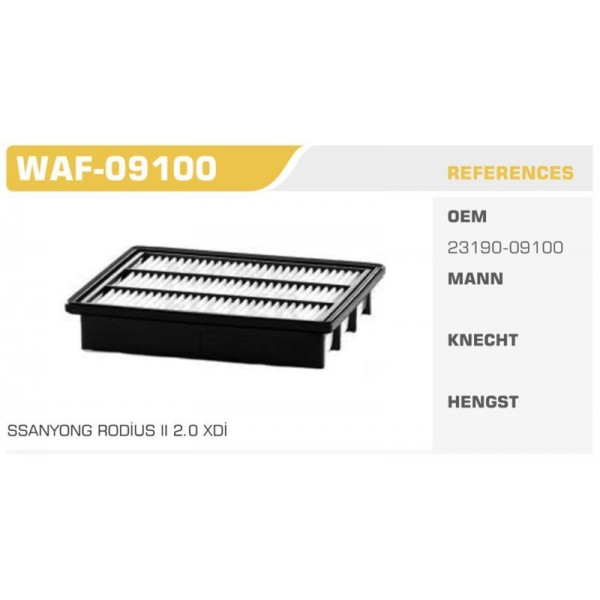 WINKEL WAF-9100 HAVA SSANGYONG RODIUS Y.M PLASTIK