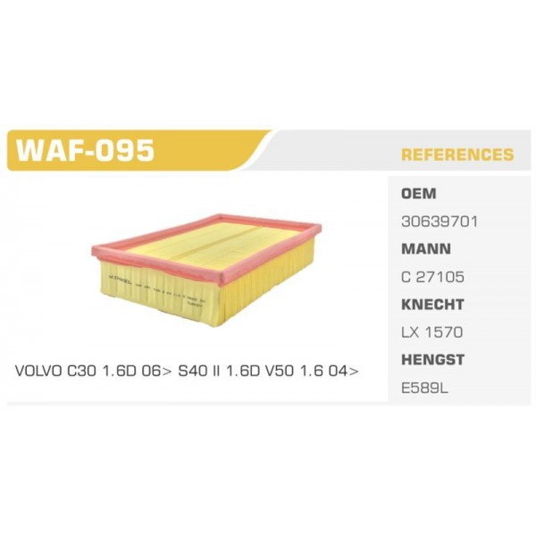 WINKEL WAF-95 HAVA FILTRESI CMAX  04-