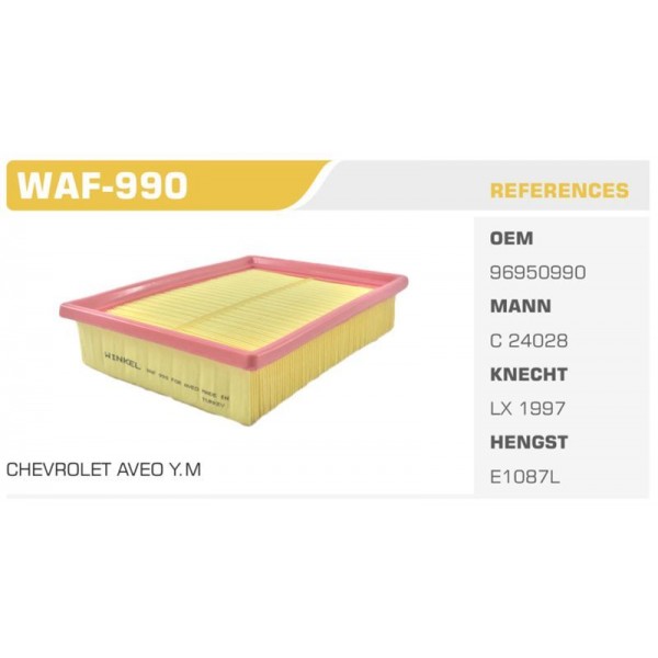 WINKEL WAF-990 HAVA FİLTRESİ AVEO 11-