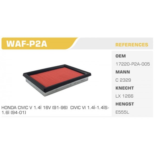 WINKEL WAF-P2A HAVA FİLTRESİ CIVIC 96-