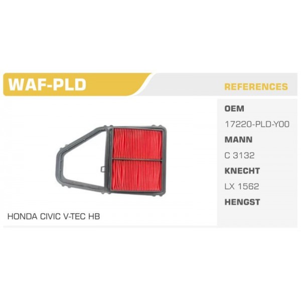 WINKEL WAF-PLD HAVA FİLTRESİ CIVIC HB 01-