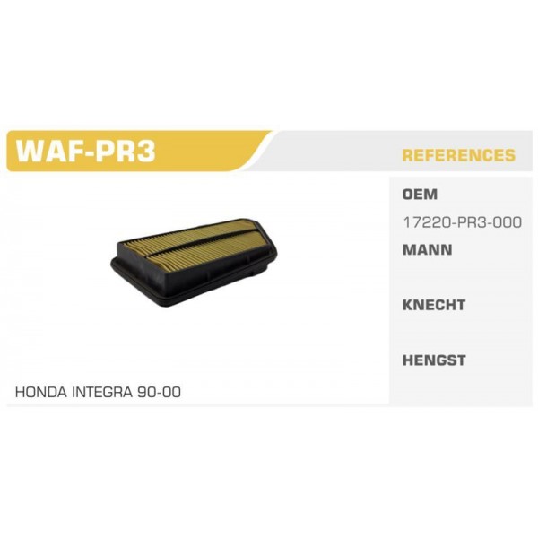 WINKEL WAF-PR3 HAVA FILTRESI INTEGRA 90-