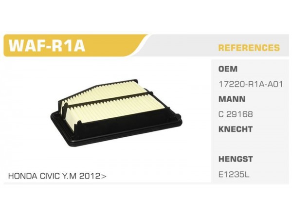 WINKEL WAF-R1A HAVA FILTRESI CIVIC 12-