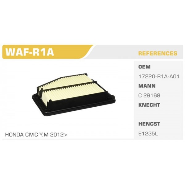 WINKEL WAF-R1A HAVA FILTRESI CIVIC 12-