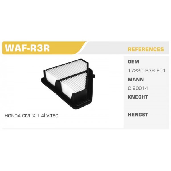 WINKEL WAF-R3R HAVA FİLTRESİ CIVIC IX 12-