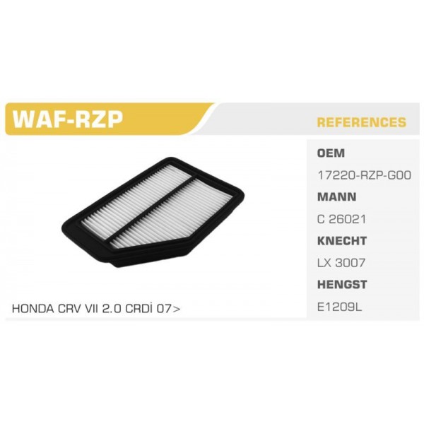 WINKEL WAF-RZP HAVA FILTRESI CRV 07-