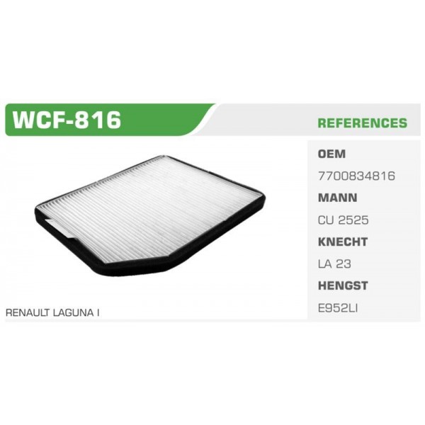 WINKEL WCF-816 POLEN FİLTRESİ LAGUNA I 93-