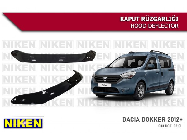  DACIA DOKKER 2012- KAPUT RÜZGARLIĞI ECO