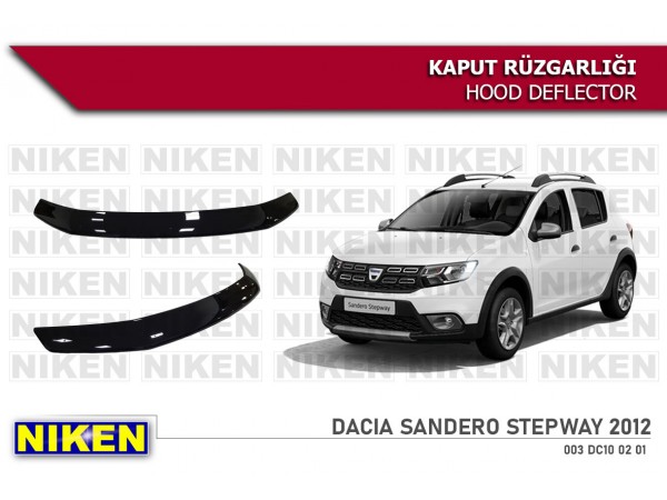  DACIA SANDERO STEPWAY 2012- KAPUT RÜZGARLIĞI ECO