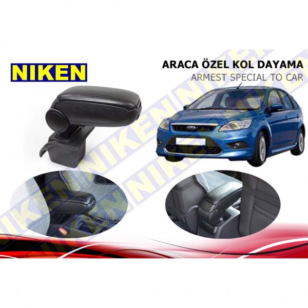  FORD FOCUS II 2006-2012 ARACA ÖZEL Kolçak - Kol Dayama SİYAH