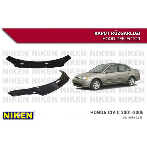  HONDA CIVIC 2001-2005 KAPUT RÜZGARLIĞI ECO