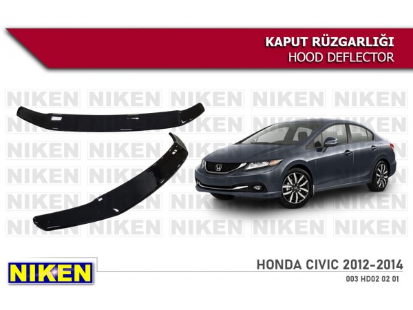  HONDA CIVIC 2012-2014 KAPUT RÜZGARLIĞI ECO