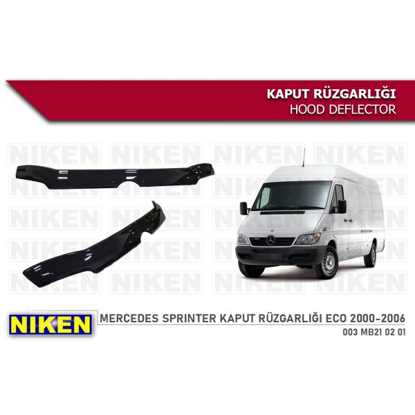  MERCEDES SPRINTER 2000-2006 KAPUT RÜZGARLIĞI ECO