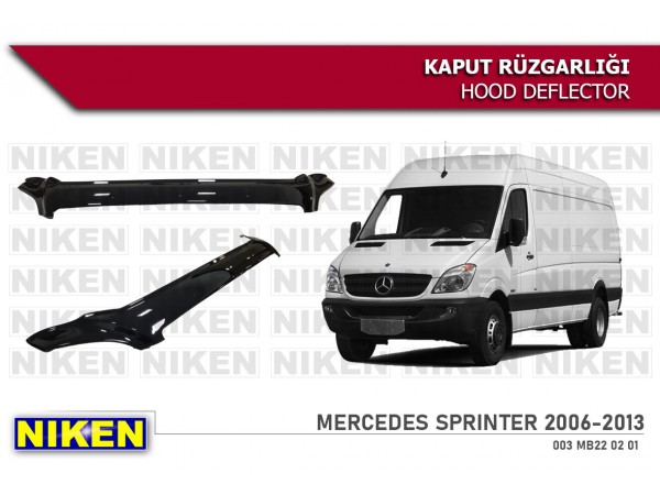  MERCEDES SPRINTER 2006-2013 KAPUT RÜZGARLIĞI ECO