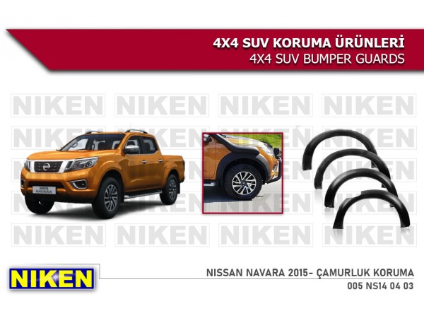  NISSAN NAVARA 2015- ÇAMURLUK KORUMA