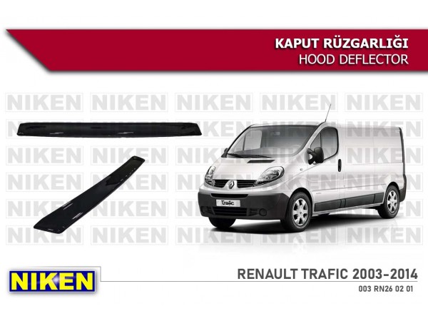  RENAULT TRAFIC (2003-2014) KAPUT RÜZGARLIĞI ECO