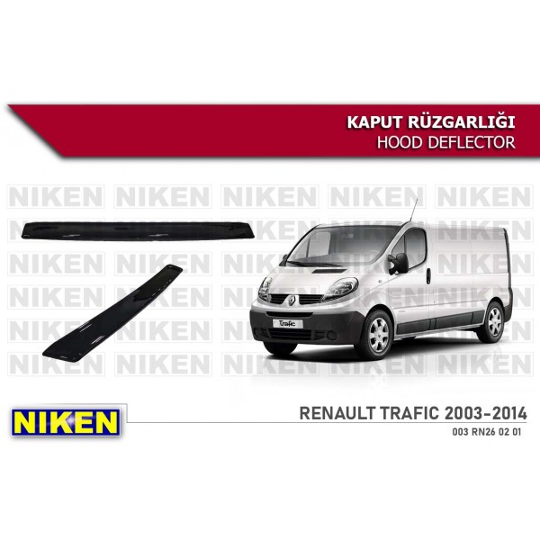  RENAULT TRAFIC (2003-2014) KAPUT RÜZGARLIĞI ECO