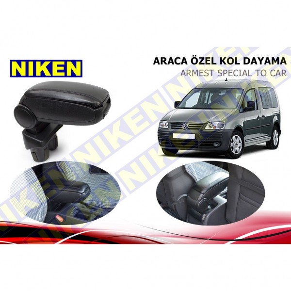  VW CADDY 2003 - ARACA ÖZEL KOL DAYAMA SİYAH Araca Özel Kolçak