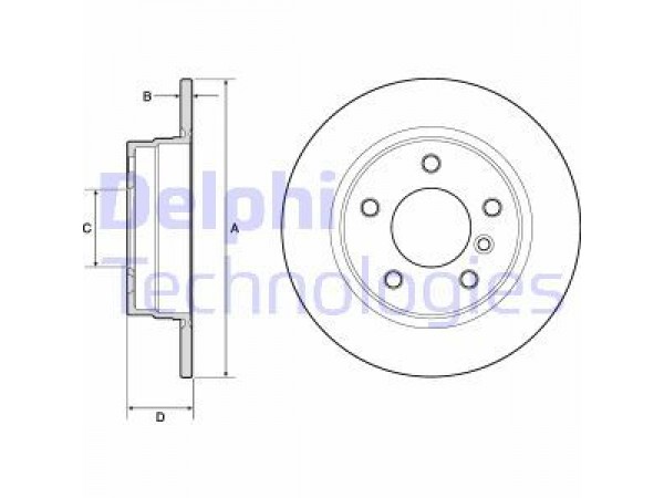 FREN DISKI TK BMW 316 318 320 323 325 328 04/91-; ARKA