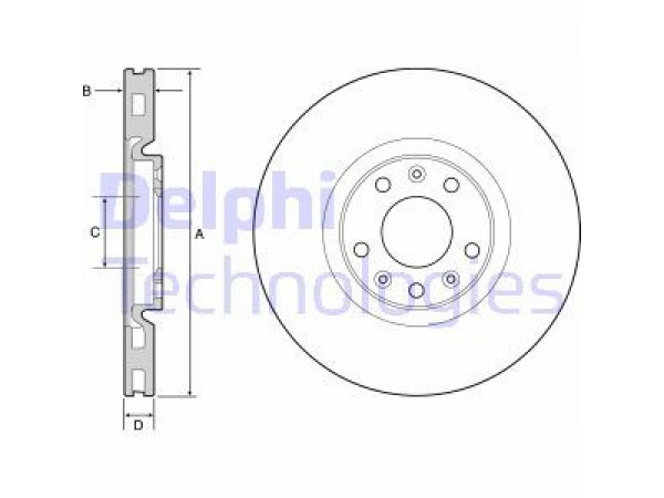 FREN DISKI ÖN RCZ 10-; HAVALI 302mm