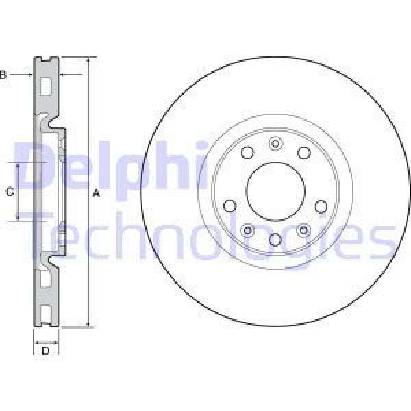 FREN DISKI ÖN RCZ 10-; HAVALI 302mm