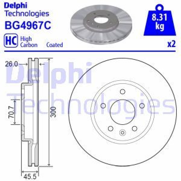 FREN DISKI ON 16" KARBON KAPLAMALI OPEL: INSIGNIA B