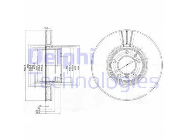 FREN DISKI TEKLI PAKET BMW 530 535 540 11/99-; ON