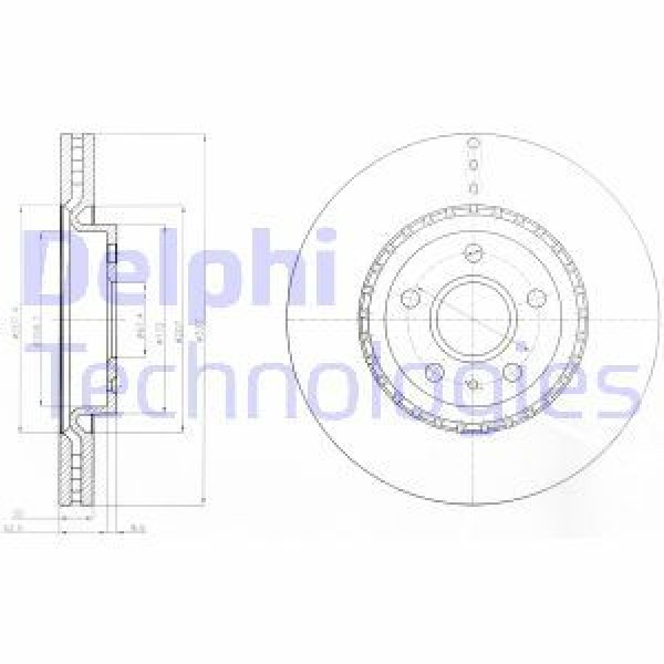 FREN DISKI TEKLI PAKET OPEL INSIGNIA SAAB 9-5 07/08-; ON